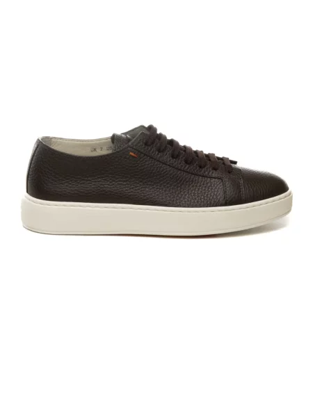 Sneakersy Santoni brązowe