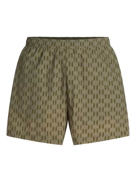 Slip de baie Karl Lagerfeld cu imagine verde