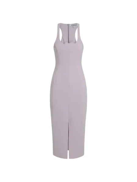 Rochie midi Mother Of All fără mâneci până la genunchi de costum roz