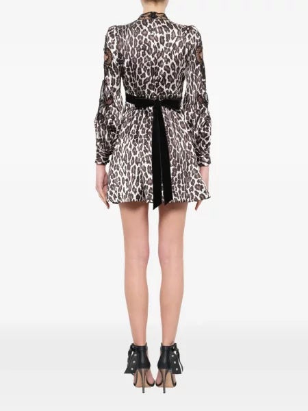 Rochie Marc Jacobs cu imagine cu model leopard din dantelă
