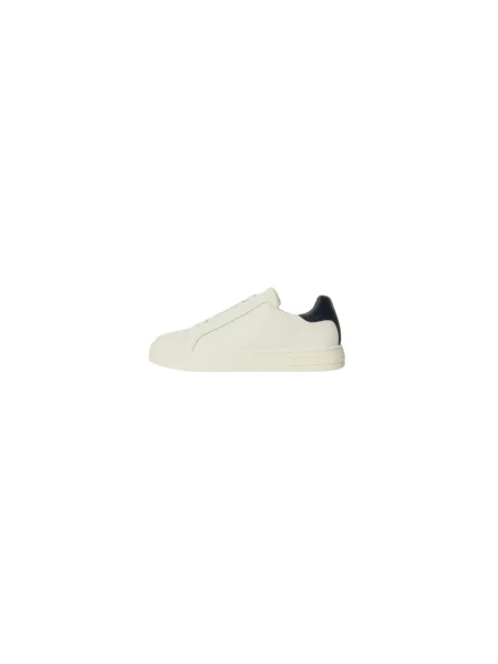 Sneakersy Armani Exchange skórzane białe