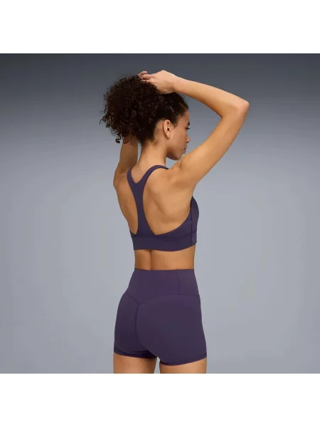 Sutien Puma cu guler înalt violet