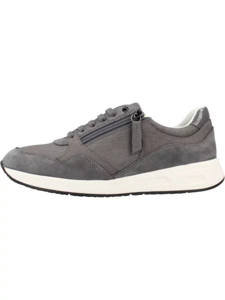 Sneakersy Geox skórzane szare
