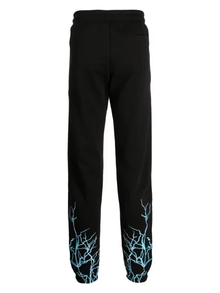 Pantaloni Phobia cu imagine alergare negru