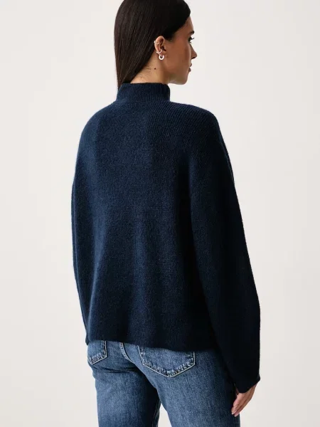 Tommy Jeans sweter z wełną granatowy