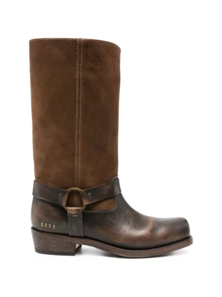 Botine Golden Goose zdrențuiți maro