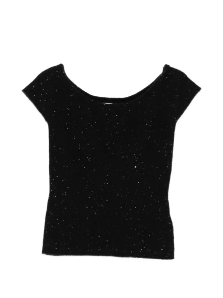 Tricou Liviana Conti cu paiete negru