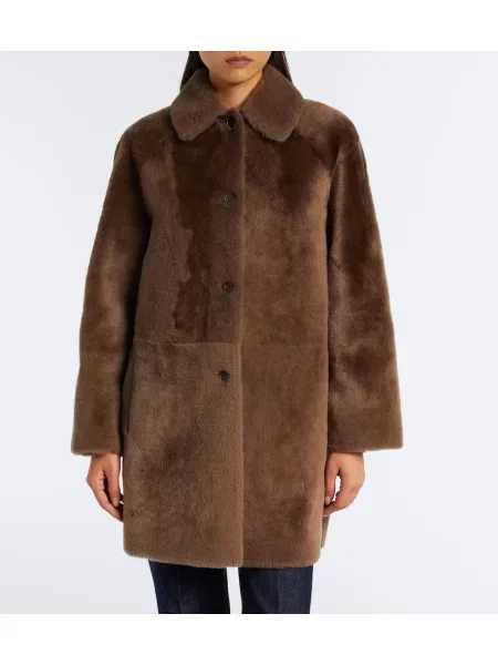 Ovčje kože ovčji plašč Ralph Lauren Collection rjava