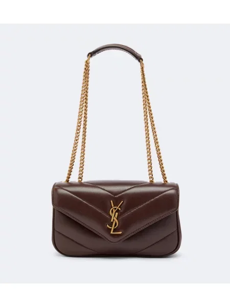 Geantă Saint Laurent din piele maro