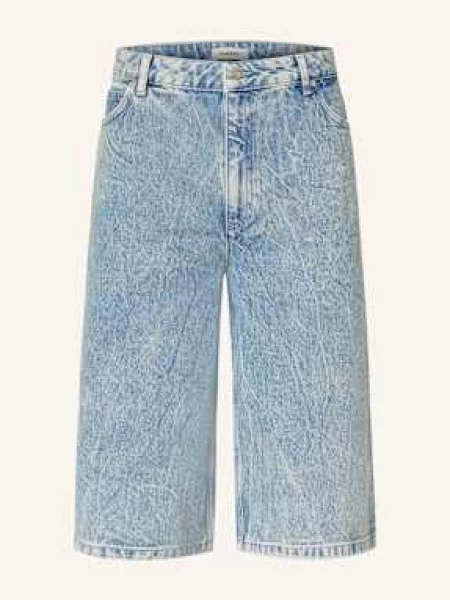 Sandro Dżinsowe Bermudy blau niebieskie