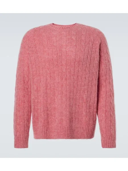 Pulover Polo Ralph Lauren tricotate roz