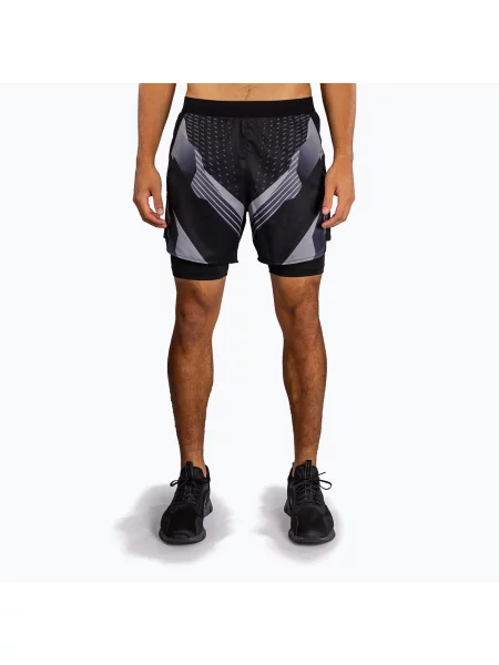 Pantaloni scurți de antrenament pentru bărbați Venum No-Gi Training black/white alb