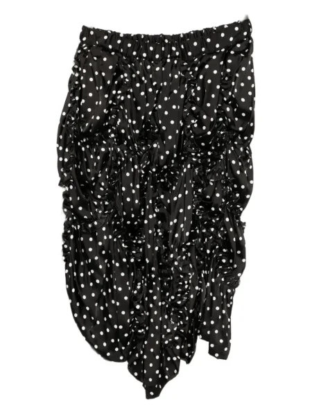 Fustă Black Comme Des Garçons cu buline negru
