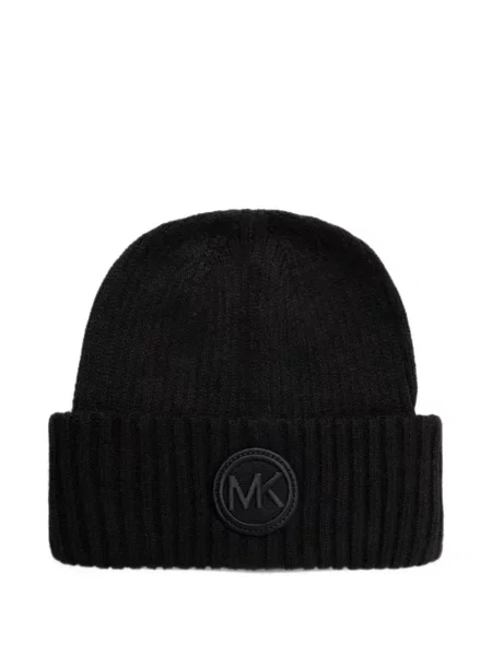 Pletena kapa Michael Michael Kors crna