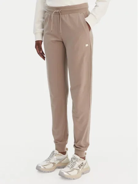 Emporio Armani Spodnji del trenirke bež
