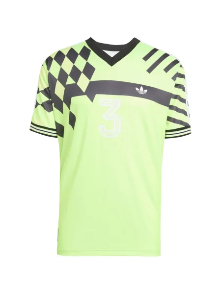 Tricou Adidas alergare din material terry cu imprimeu geometric alb