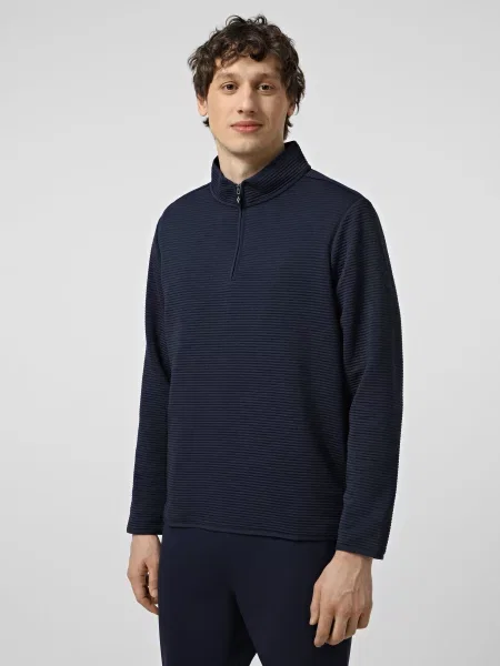 Спортивна кофта Skechers темно-синій поліестер/спандекс синій