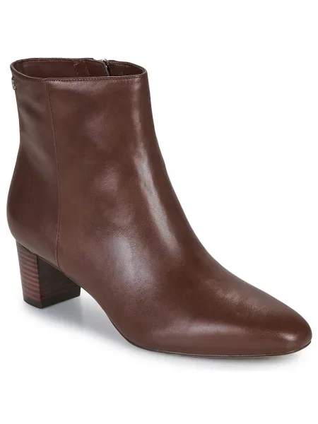 Členkové topánky Lauren Ralph Lauren hnedá
