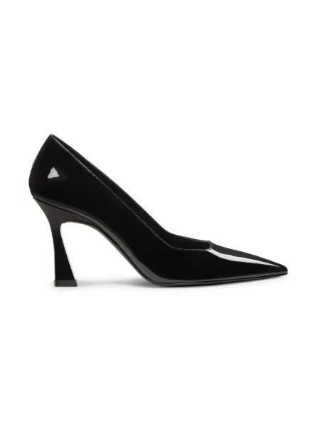 Czółenka Stuart Weitzman skórzana czarna