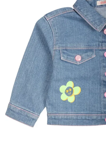 Kurtka jeansowa dziecięca Billieblush niebieska