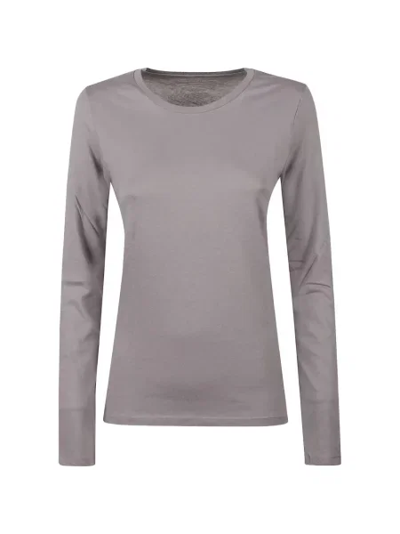 Lung tricou Majestic Filatures gri