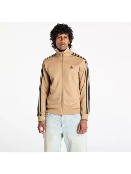 Класически суитчър Adidas Originals с апликация бежово