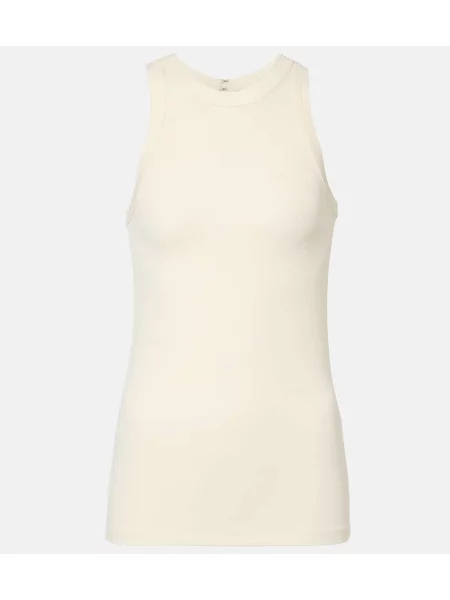 Top Toteme z dżerseju biały