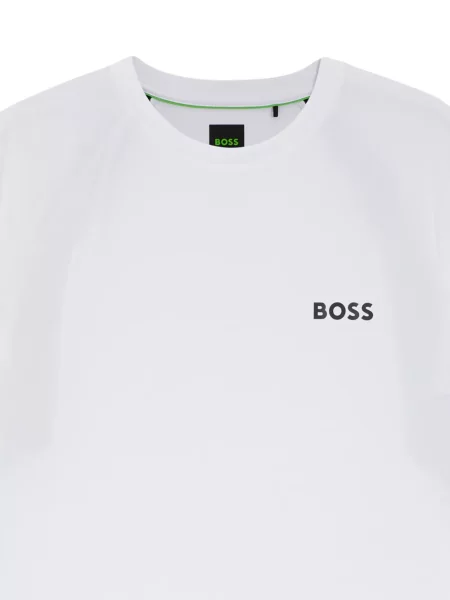 Tricou Boss cu dungi alb