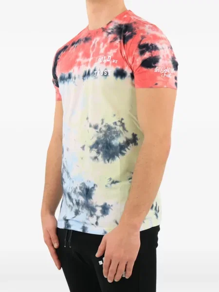 Tricou In Gold We Trust cu imagine cu legături albastru