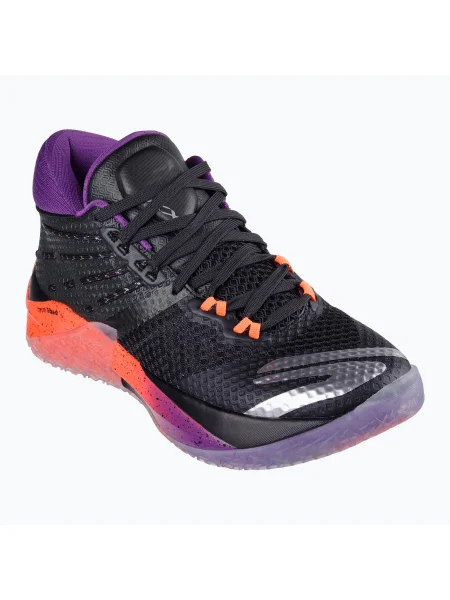 SKECHERS SKX Elevate pantofi de baschet pentru bărbați negru/violet/roz negru