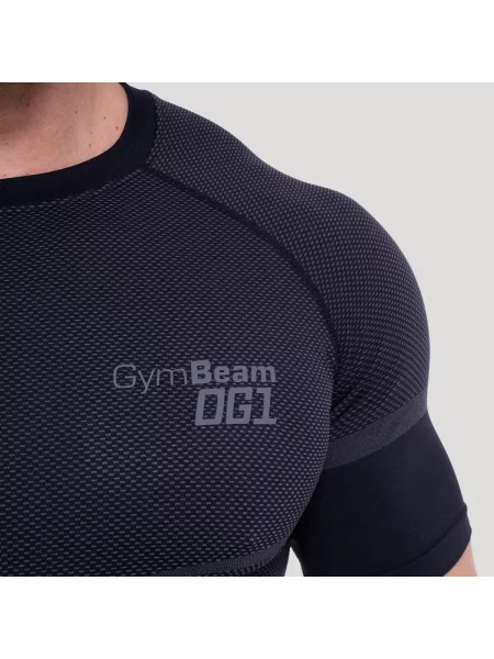 Koszulka fitness bezszwowa szara