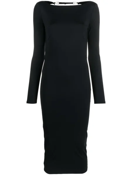Rochie midi Maison Close până la genunchi de costum negru