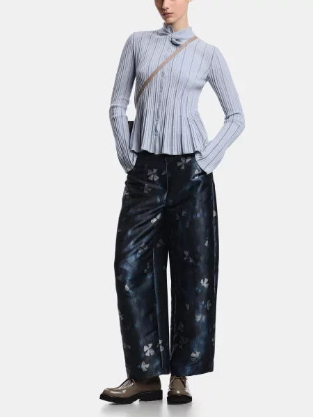 Кардиган Emporio Armani віскоза/поліестер/поліамід сірий