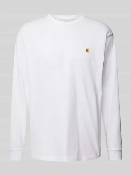 Carhartt WIP longsleeve gładki biały