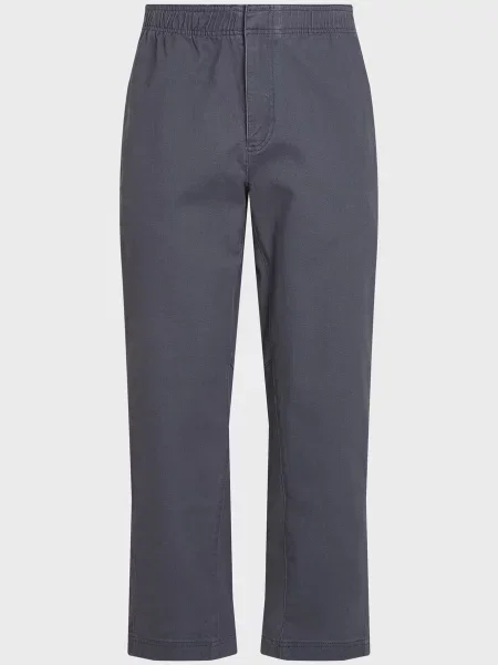 Укорочені штани Calvin Klein Jeans сірі