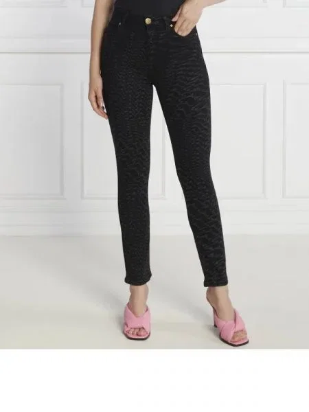 Pinko Blugi SUSAN NO BELT SKINNY DENIM BLK | Skinny fit negru