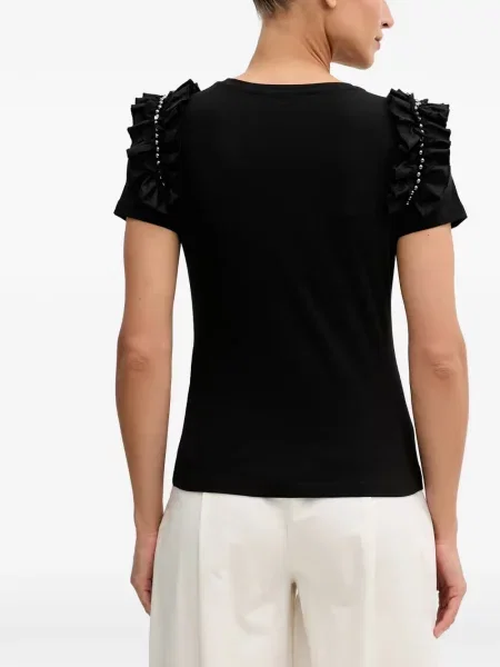 Tricou Gaudi cu volane negru