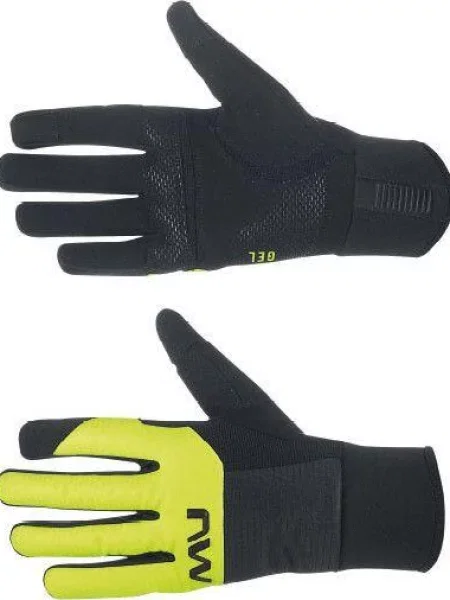 Rękawiczki rowerowe Northwave Fast Gel żółte