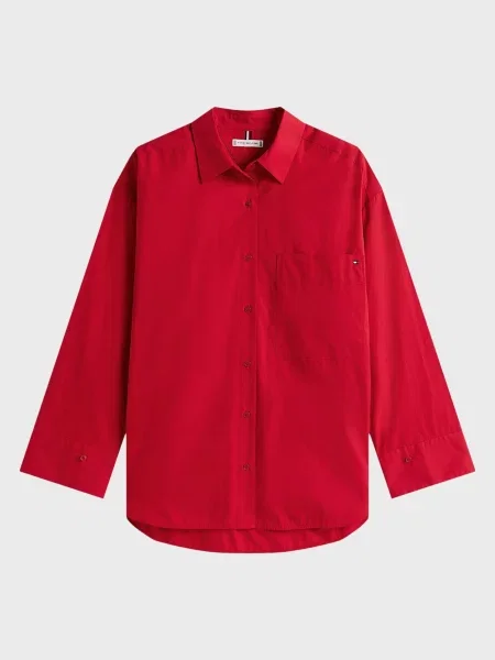 Рубашка Tommy Hilfiger красная