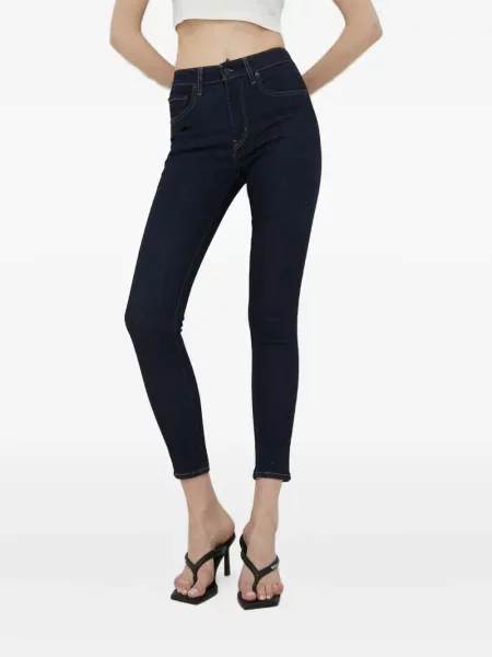 Blugi Levi's® cu 5 buzunare cu talie înaltă albastru