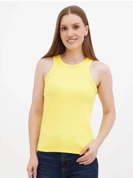 Майка HiBrand бавовна/поліестер жовтий