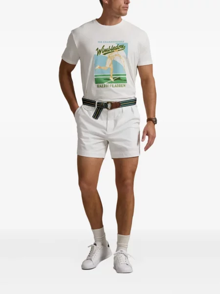 Șosete Polo Ralph Lauren de in cu broderie în carouri roșu