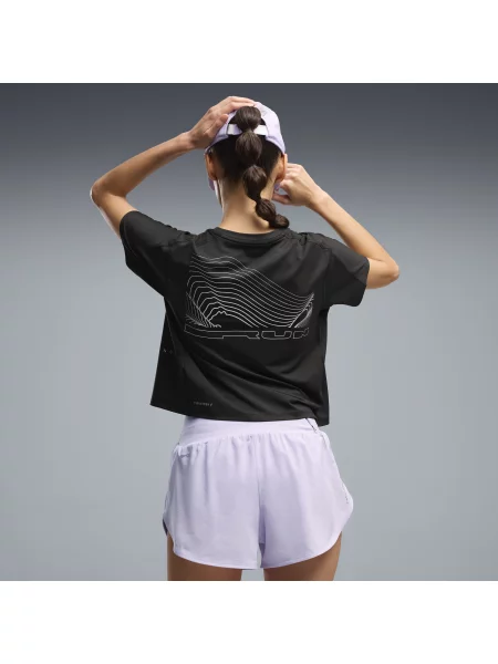 PUMA koszulka do biegania Brightstride CLOUDSPUN OdzieÅ¼ S czarny