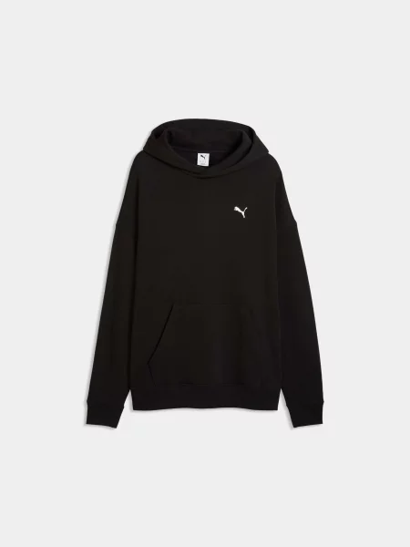 Худі PUMA Ess Oversized Hoodie комбінований верх чорний