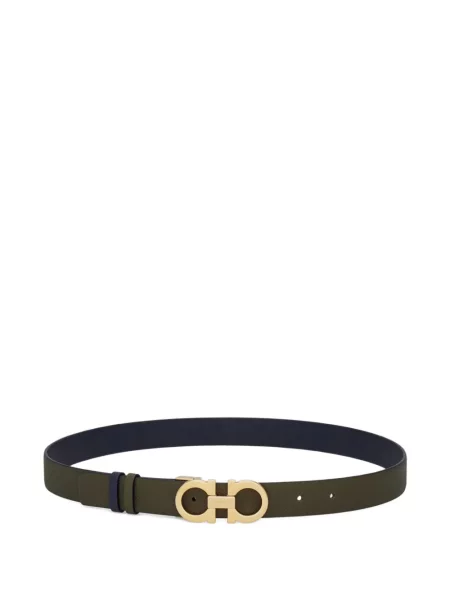 Cu centură reversibil curea Ferragamo verde