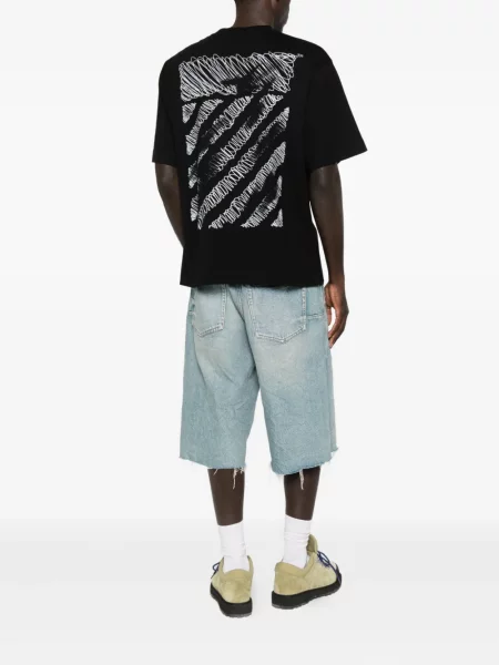 Tricou Off-white cu imagine alb