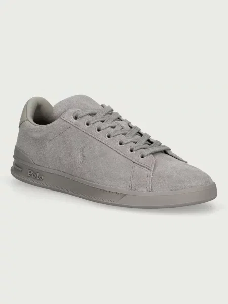 Polo Ralph Lauren Hrt Crt III încălțăminte pentru bărbați din piele gri