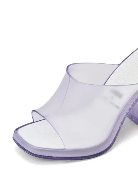Прозрачни мюли Marc Jacobs виолетово