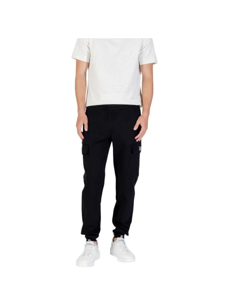 Pantaloni sport Emporio Armani Ea7 negru
