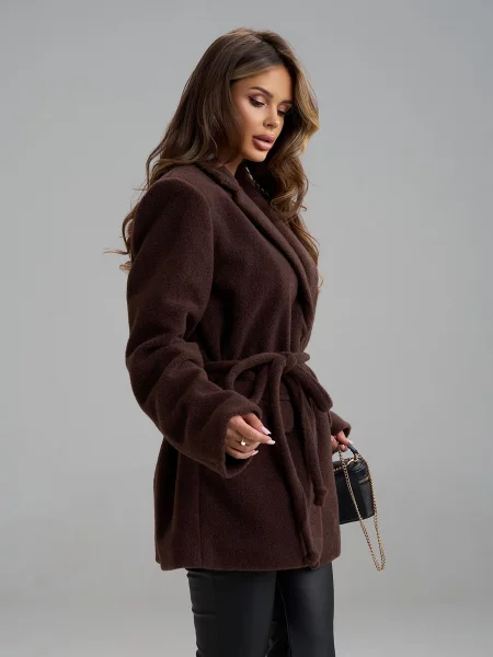 Пальто Issa Plus коричневое